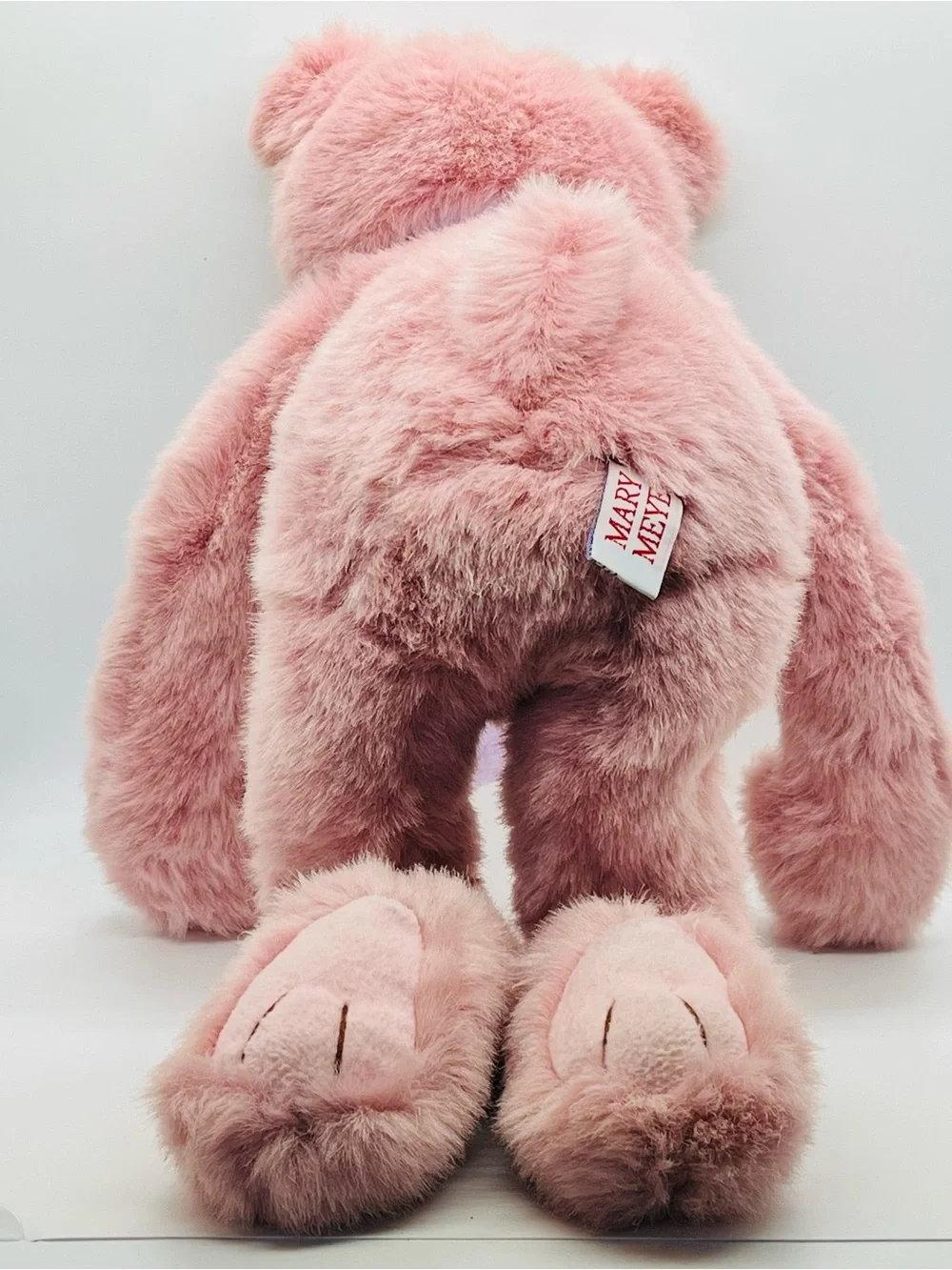 Vintage Mary Meyer 1995 Teddy Bear Funny Bones Pink Poseable Jointed Plush 18